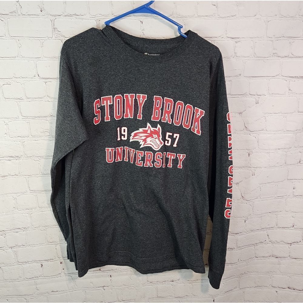 Men's Champion "SB University Seawolves" longsleeve shirt, size Medium